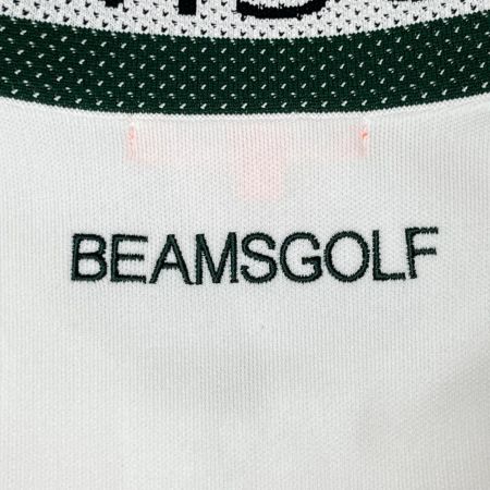 BEAMS GOLF ビームスゴルフ ORANGE LABEL 　襟裏ロゴ ハーフジップ ニット