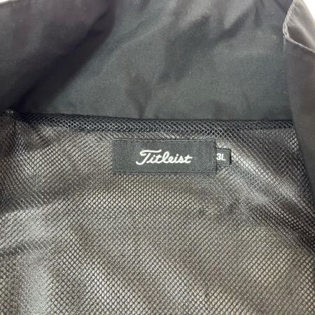 Titleist タイトリスト レインウェア TSMR1592　サイズ３Ｌ　保存袋付き ブラック