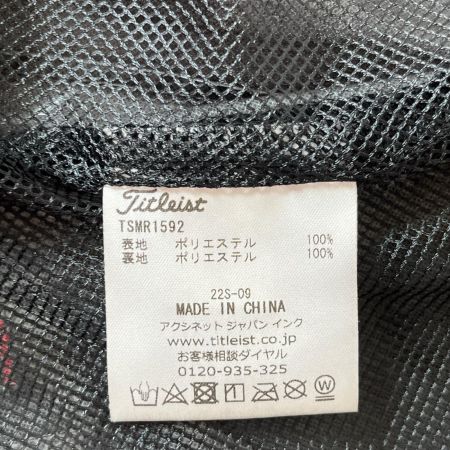 Titleist タイトリスト レインウェア TSMR1592　サイズ３Ｌ　保存袋付き ブラック