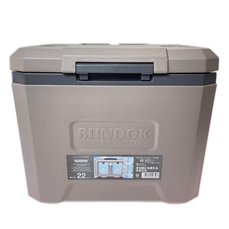 カワセ BUNDOK バンドック クーラーボックス 22L 保冷剤2個・仕切り板付