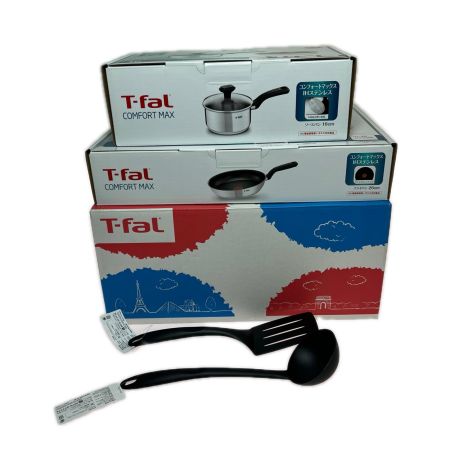 T-fal ティファール コンフォートマックス IHステンレス ソースパン　フライパン　キッチンツール　セット　