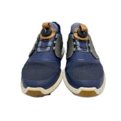PUMA プーマ ゴルフ イグナイト パワーアダプト ケージド ディスク スパイクシューズ 192236-04 サイズ２７cm　ネイビー Cランク