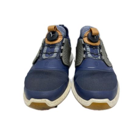 PUMA プーマ ゴルフ イグナイト パワーアダプト ケージド ディスク スパイクシューズ 192236-04 サイズ２７cm　ネイビー