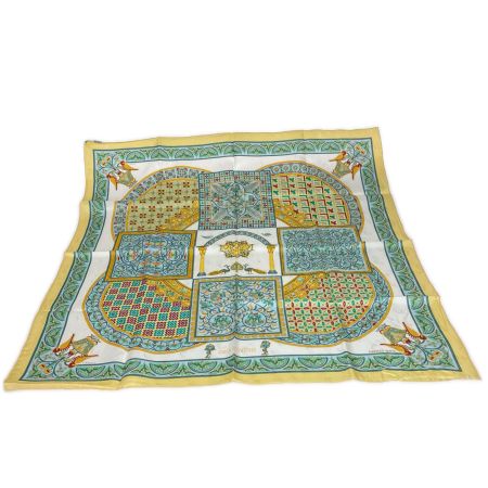HERMES エルメス カレ90 CIELS BYZANTINS ビザンチンの空 シルク マルチカラー