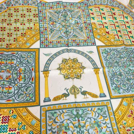 HERMES エルメス カレ90 CIELS BYZANTINS ビザンチンの空 シルク マルチカラー