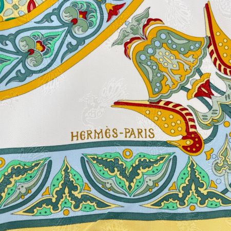 HERMES エルメス カレ90 CIELS BYZANTINS ビザンチンの空 シルク マルチカラー