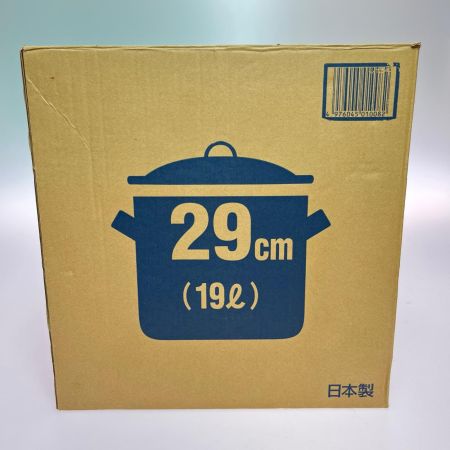 野田琺瑯 ホーロータンク 29cm　取っ手　蓋つき　外箱付