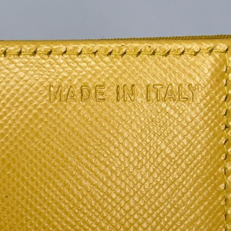PRADA プラダ カードケース 名刺入れ 箱付 M504 イエロー