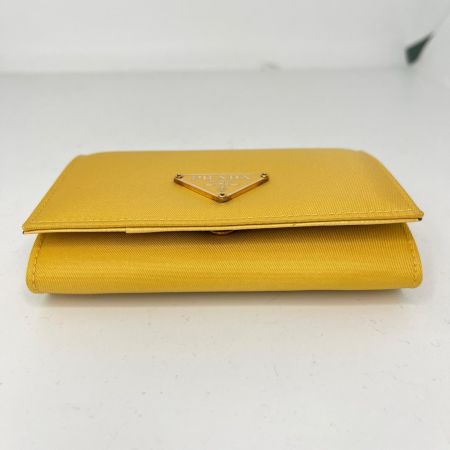PRADA プラダ カードケース 名刺入れ 箱付 M504 イエロー