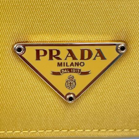 PRADA プラダ カードケース 名刺入れ 箱付 M504 イエロー