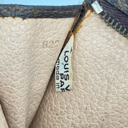 LOUIS VUITTON ルイヴィトン モノグラム ポッシュ・トワレット セカンドバッグ M47542 ブラウン ファスナー部分破損有