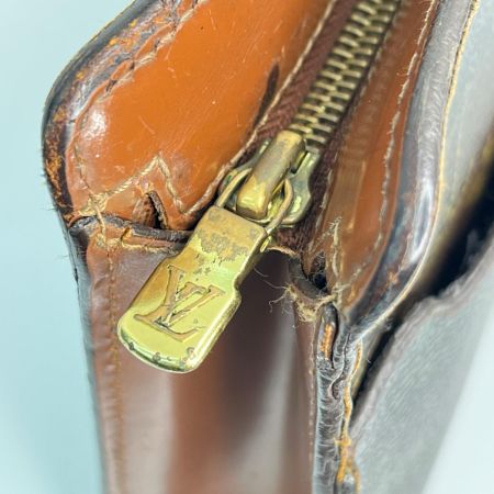 LOUIS VUITTON ルイヴィトン モノグラム ポシェットオム セカンドバッグ M51795 ブラウン
