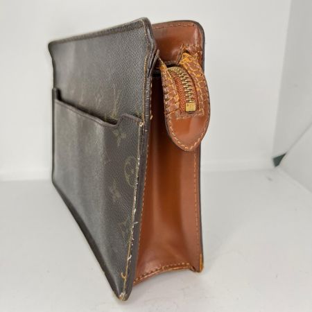 LOUIS VUITTON ルイヴィトン モノグラム ポシェットオム セカンドバッグ M51795 ブラウン