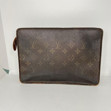 LOUIS VUITTON ルイヴィトン モノグラム ポシェットオム セカンドバッグ M51795 ブラウン