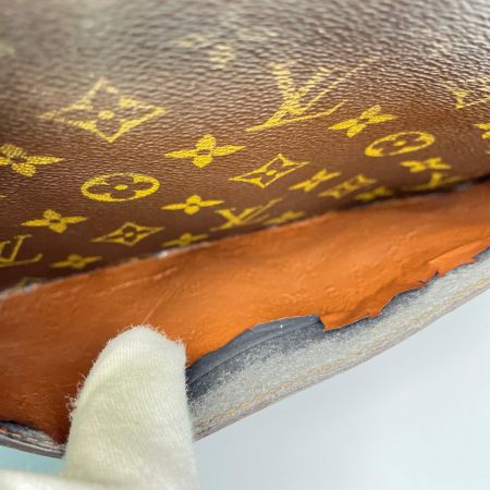 LOUIS VUITTON ルイヴィトン モノグラム ポシェットオム セカンドバッグ M51795 ブラウン