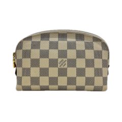 LOUIS VUITTON ルイヴィトン コスメポーチ ダミエ・アズール ポシェット  コスメティック N60024 Bランク