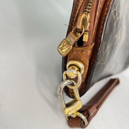 LOUIS VUITTON ルイヴィトン モノグラム オルセー セカンドバッグ M51790 ブラウン 剥がれ有