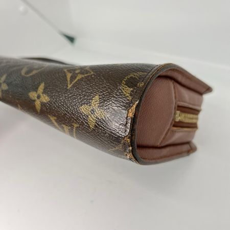 LOUIS VUITTON ルイヴィトン モノグラム オルセー セカンドバッグ M51790 ブラウン 剥がれ有