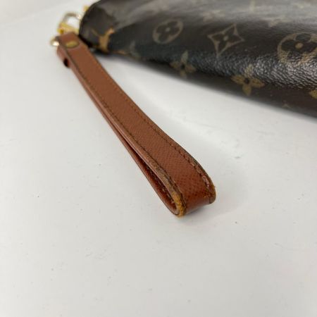 LOUIS VUITTON ルイヴィトン モノグラム オルセー セカンドバッグ M51790 ブラウン 剥がれ有