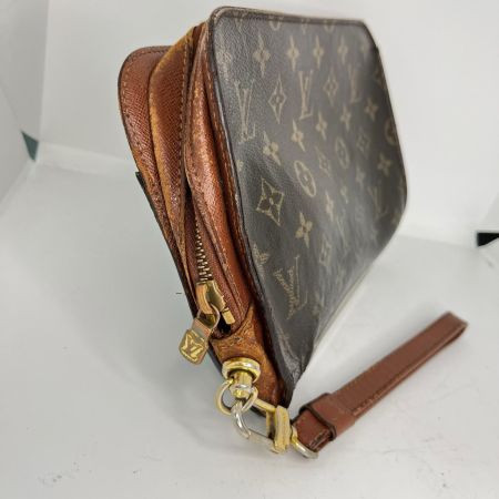 LOUIS VUITTON ルイヴィトン モノグラム オルセー セカンドバッグ M51790 ブラウン 剥がれ有