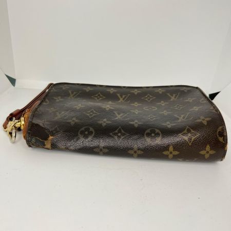 LOUIS VUITTON ルイヴィトン モノグラム オルセー セカンドバッグ M51790 ブラウン 剥がれ有