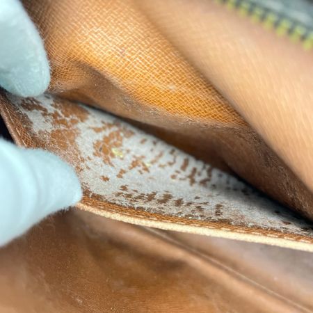 LOUIS VUITTON ルイヴィトン モノグラム コンピエーニュ セカンドバッグ M51845 ブラウン ジャンク品 ファスナー破損