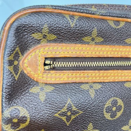 LOUIS VUITTON ルイヴィトン モノグラム マルリードラゴンヌGM セカンドバッグ M51825 ブラウン ジャンク品 ファスナー引手・ストラップ欠品