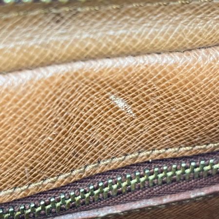 LOUIS VUITTON ルイヴィトン モノグラム マルリードラゴンヌGM セカンドバッグ M51825 ブラウン ジャンク品 ファスナー引手・ストラップ欠品