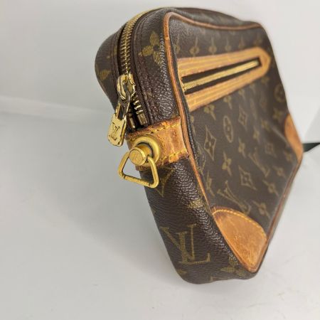 LOUIS VUITTON ルイヴィトン モノグラム マルリードラゴンヌGM セカンドバッグ M51825 ブラウン ジャンク品 ファスナー引手・ストラップ欠品