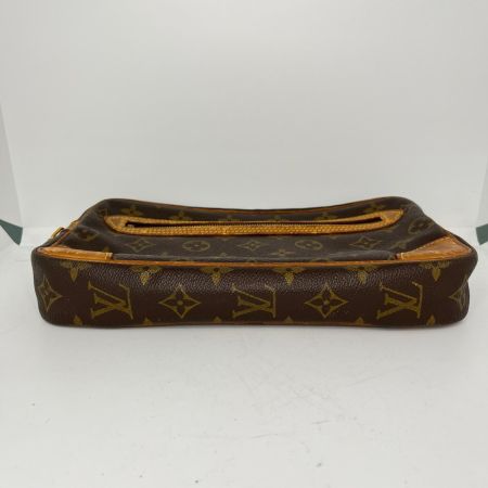 LOUIS VUITTON ルイヴィトン モノグラム マルリードラゴンヌGM セカンドバッグ M51825 ブラウン ジャンク品 ファスナー引手・ストラップ欠品
