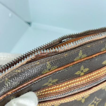 LOUIS VUITTON ルイヴィトン モノグラム マルリードラゴンヌGM セカンドバッグ M51825 ブラウン ファスナー破損有 ジャンク品