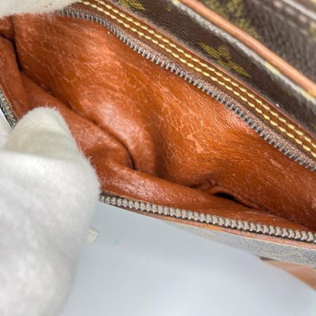 LOUIS VUITTON ルイヴィトン モノグラム マルリードラゴンヌGM セカンドバッグ M51825 ブラウン ファスナー破損有 ジャンク品
