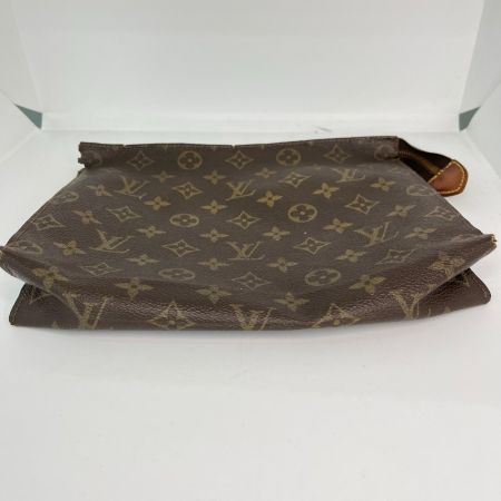 LOUIS VUITTON ルイヴィトン モノグラム ポッシュ・トワレット 26 コスメポーチ M47542 ブラウン ジャンク品