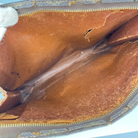 LOUIS VUITTON ルイヴィトン モノグラム ポッシュ・トワレット 26 コスメポーチ M47542 ブラウン ジャンク品