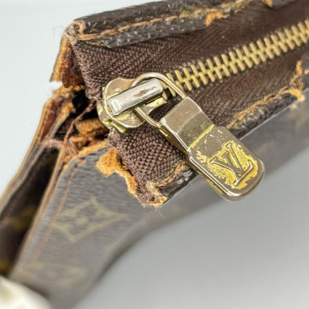 LOUIS VUITTON ルイヴィトン モノグラム ポッシュ・トワレット 26 コスメポーチ M47542 ブラウン ジャンク品