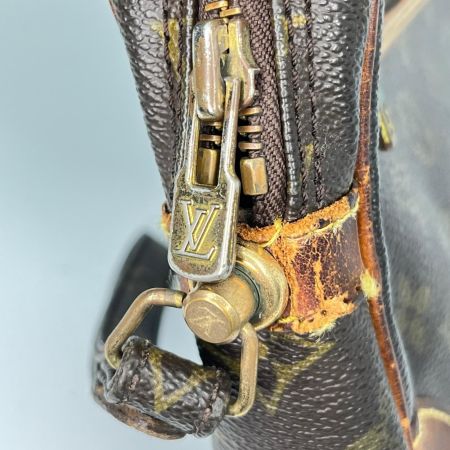LOUIS VUITTON ルイヴィトン モノグラム マルリードラゴンヌGM セカンドバッグ M51825 ブラウン ベタつき有