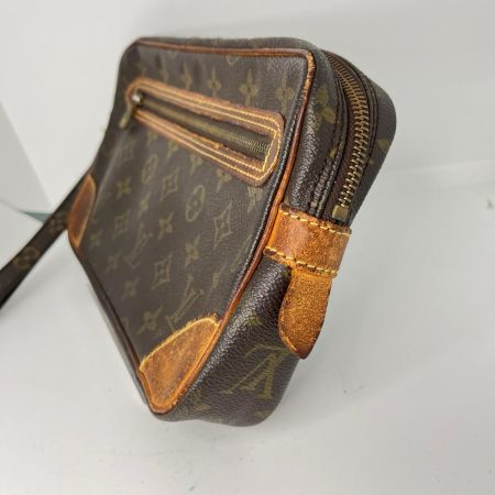 LOUIS VUITTON ルイヴィトン モノグラム マルリードラゴンヌGM セカンドバッグ M51825 ブラウン ベタつき有