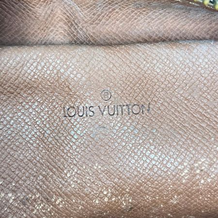 LOUIS VUITTON ルイヴィトン モノグラム コンピエーニュ セカンドバッグ M51845 ブラウン サイドタブ破れ