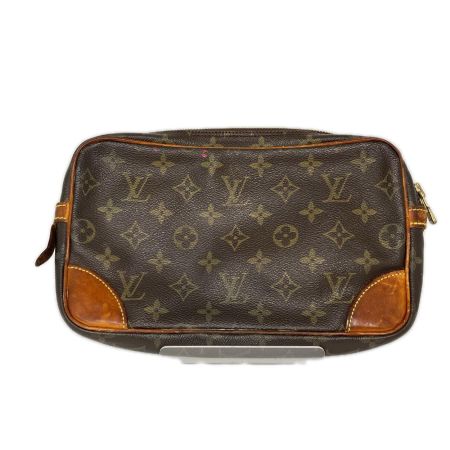 LOUIS VUITTON ルイヴィトン モノグラム マルリードラゴンヌGM セカンドバッグ M51825 ブラウン ストラップ欠品 ジャンク品