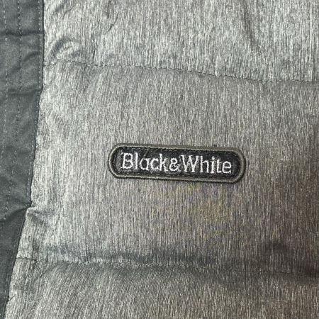 black&white ブラックアンドホワイト  長袖ジップ ダウンジャケット BGF1109GI グレー
