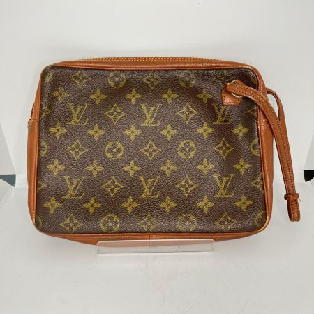 LOUIS VUITTON ルイヴィトン モノグラム ポシェット・スポーツ サックスポ 183 ブラウン ファスナー破損 ジャンク品