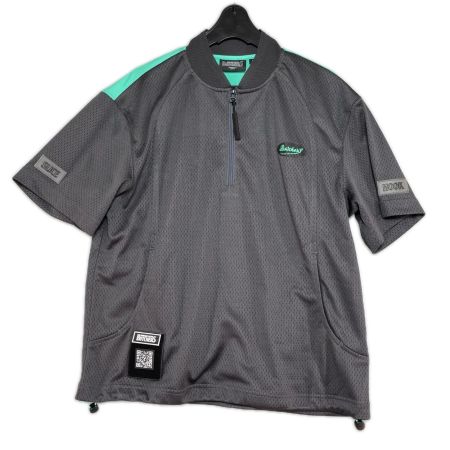 サーズデイゴルフィンブッチャーズ Mesh 2Tone H/Zip PO　レディース　サイズS グレー