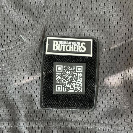 サーズデイゴルフィンブッチャーズ Mesh 2Tone H/Zip PO　レディース　サイズS グレー