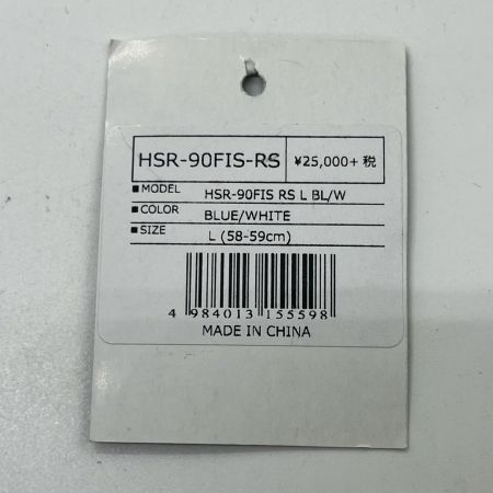 SWANS スワンズ レーシングヘルメット HSR-90FIS-RS BL/W Lサイズ58-59cm　スキーヘルメット 　箱付き ブルー×ホワイト