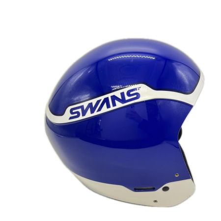 SWANS スワンズ レーシングヘルメット HSR-90FIS-RS BL/W Lサイズ58-59cm　スキーヘルメット 　箱付き ブルー×ホワイト