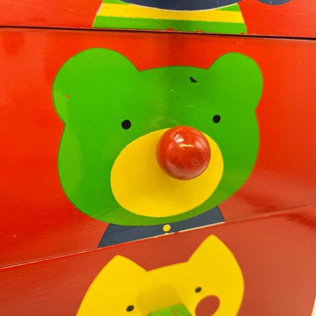 サンリオ 希少  ファンシーフレンズ ３段引き出し 収納 棚 小物入れ 昭和レトロ　傷・汚れ有