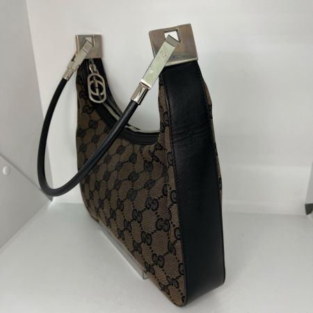 GUCCI グッチ ワンショルダーバッグ GGキャンバス 002123 001-3312 ブラウン