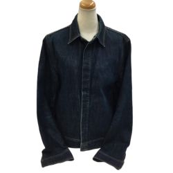 ♪♪ Christian Dior クリスチャンディオール メンズ デニムジャケット SIZE 48 インディゴ Bランク