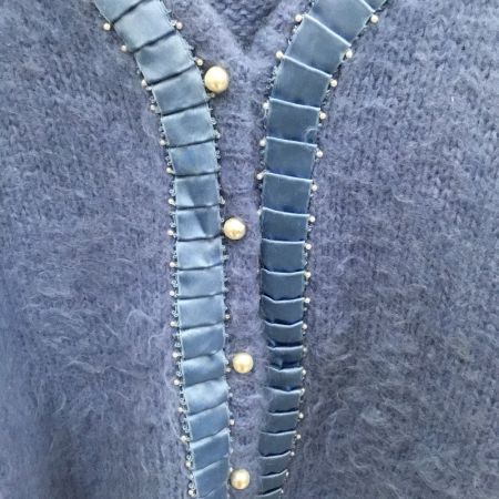 kansai JAPAN  KANASAI YAMAMOTO カンサイヤマモト レディース カーディガン  モヘア スカイブルー