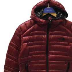 ♪♪ THE NORTH FACE ザノースフェイス メンズ ダウンジャケット SIZE S ND91312 ワインレッド Bランク